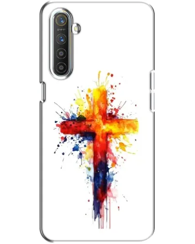 Чохол для Realme XT з картинкою «Акварельний хрест» Чохол для Realme XT з картинкою «Акварельний хрест»