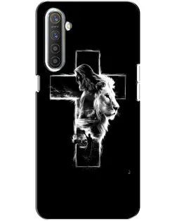 Чехол для Realme XT с картинкой «Сияющий крест Jesus»