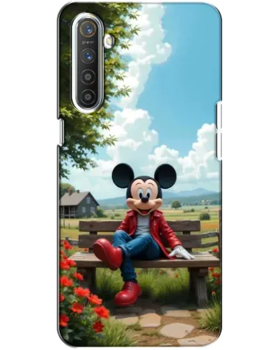 Чохол для Realme XT з картинкою «Міккі на лавці» Чохол для Realme XT з картинкою «Міккі на лавці»