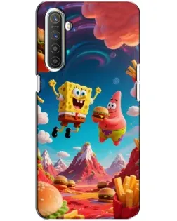 Чохол для Realme XT з картинкою «Космічний фастфуд»