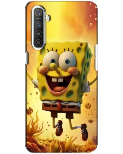 Чохол для Realme XT з картинкою «Губка Боб стрибає» Чохол для Realme XT з картинкою «Губка Боб стрибає»