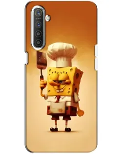 Чохол для Realme XT з картинкою «Губка Боб кухар»