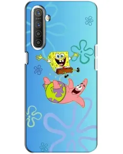 Чохол для Realme XT з картинкою «Спанч Боб та Патрік»
