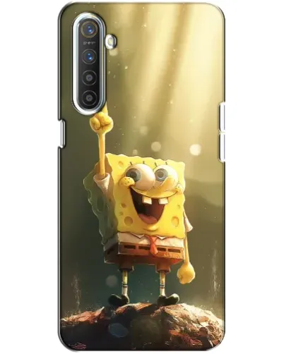 Чохол для Realme XT з картинкою «Сяючий Спанч Боб» Чохол для Realme XT з картинкою «Сяючий Спанч Боб»