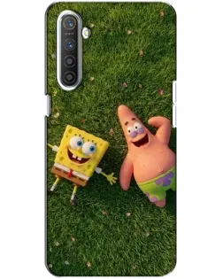 Чехол для Realme XT с картинкой «Друзья на лужайке»