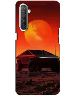 Чохол для Realme XT з картинкою «Cybertruck на Марсі»