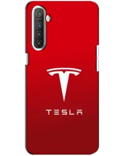 Чохол для Realme XT з картинкою «Tesla Red Classic»