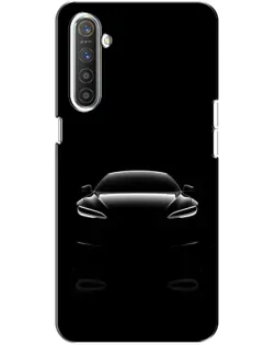 Чохол для Realme XT з картинкою «Силует Tesla Night»