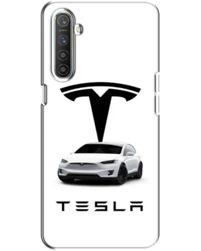 Чохол для Realme XT з картинкою «Tesla White Style»