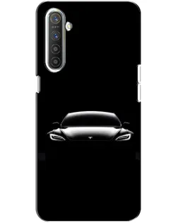 Чохол для Realme XT з картинкою «Фари Tesla Night»