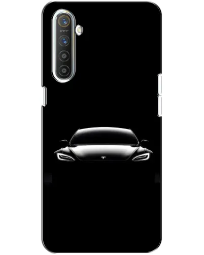 Чохол для Realme XT з картинкою «Фари Tesla Night»
