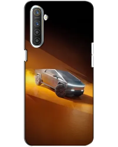 Чохол для Realme XT з картинкою «Cybertruck у пустелі»