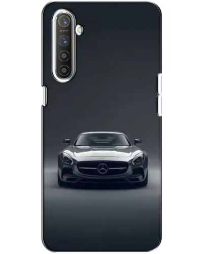 Чехол для Realme XT с картинкой «Mercedes на черном»