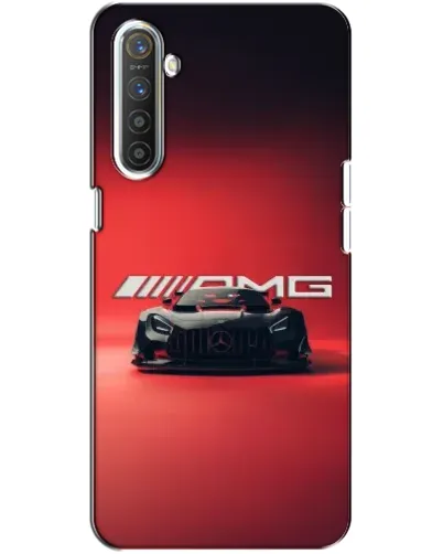 Чехол для Realme XT с картинкой «Mercedes AMG — красная линия»