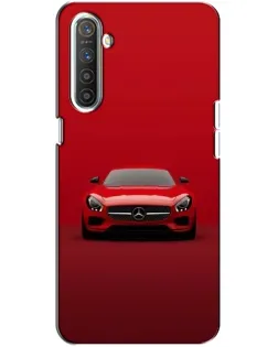 Чехол для Realme XT с картинкой «Красный Mercedes AMG»