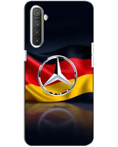 Чехол для Realme XT с картинкой «Mercedes — флаг Германии»