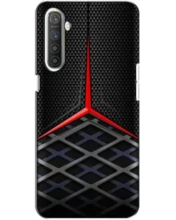 Чехол для Realme XT с картинкой «Mercedes Carbon Grid»