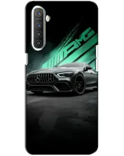 Чехол для Realme XT с картинкой «Темный Mercedes AMG»