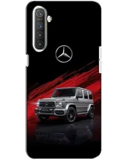 Чехол для Realme XT с картинкой «Mercedes G-Class красный»