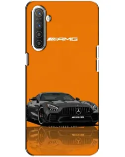 Чехол для Realme XT с картинкой «Оранжевый Mercedes AMG»