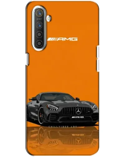 Чехол для Realme XT с картинкой «Оранжевый Mercedes AMG»