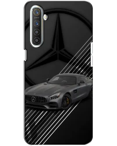 Чехол для Realme XT с картинкой «Mercedes AMG — графика»