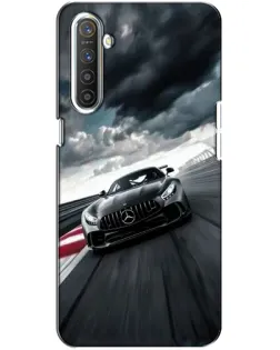 Чехол для Realme XT с картинкой «Гоночный Mercedes AMG»