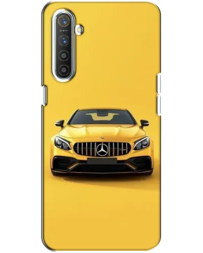 Чехол для Realme XT с картинкой «Желтый Mercedes GT»