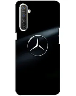 Чехол для Realme XT с картинкой «Mercedes на металле»