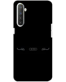 Чехол для Realme XT с картинкой «Audi — световой подпись»