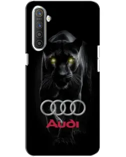 Чехол для Realme XT с картинкой «Пантера и Audi»