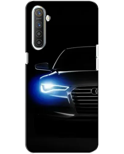 Чехол для Realme XT с картинкой «Неоновый взгляд Audi» Чехол для Realme XT с картинкой «Неоновый взгляд Audi»