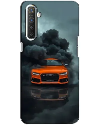 Чехол для Realme XT с картинкой «Audi в облаках дыма» Чехол для Realme XT с картинкой «Audi в облаках дыма»