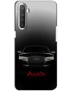 Чехол для Realme XT с картинкой «Audi — градиентный контур»