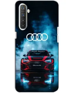 Чехол для Realme XT с картинкой «Audi Sport — неон»