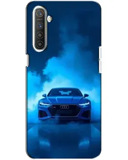 Чехол для Realme XT с картинкой «Audi — голубая энергия»