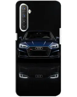 Чехол для Realme XT с картинкой «Audi — ночное отражение»