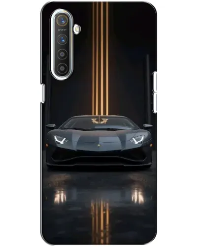 Чохол для Realme XT з картинкою «Lamborghini золоті лінії» Чохол для Realme XT з картинкою «Lamborghini золоті лінії»