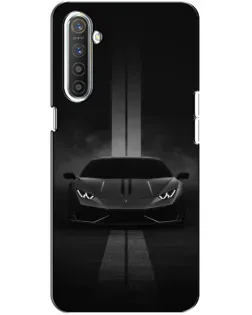 Чохол для Realme XT з картинкою «Lamborghini симетрія доріг»