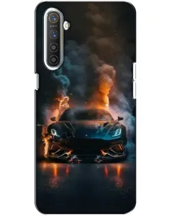 Чохол для Realme XT з картинкою «Lamborghini димна естетика»