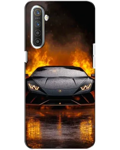 Чохол для Realme XT з картинкою «Lamborghini у вогні» Чохол для Realme XT з картинкою «Lamborghini у вогні»