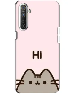 Чехол для Realme XT с картинкой «Пушин говорит Hi» Чехол для Realme XT с картинкой «Пушин говорит Hi»