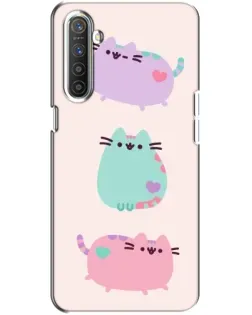 Чехол для Realme XT с картинкой «Pusheen трио» Чехол для Realme XT с картинкой «Pusheen трио»