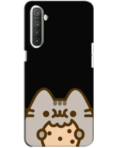 Чохол для Realme XT з картинкою «Пушин на чорному»