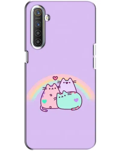 Чохол для Realme XT з картинкою «Веселкові Пушини»