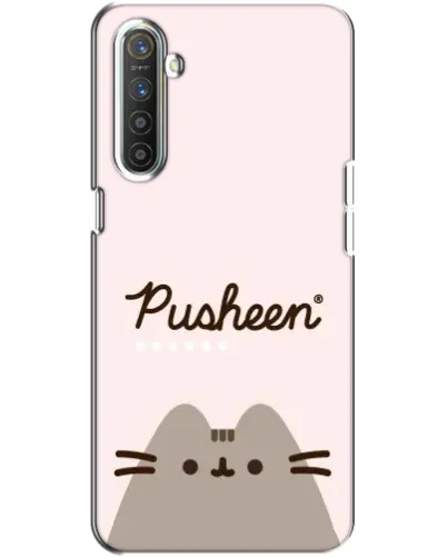 Чохол для Realme XT з картинкою «Pusheen логотип»