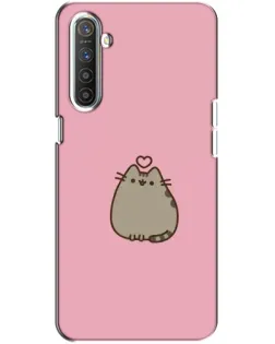 Чохол для Realme XT з картинкою «Pusheen серце»