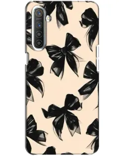 Чохол для Realme XT з картинкою «Патерн чорні банти» Чохол для Realme XT з картинкою «Патерн чорні банти»