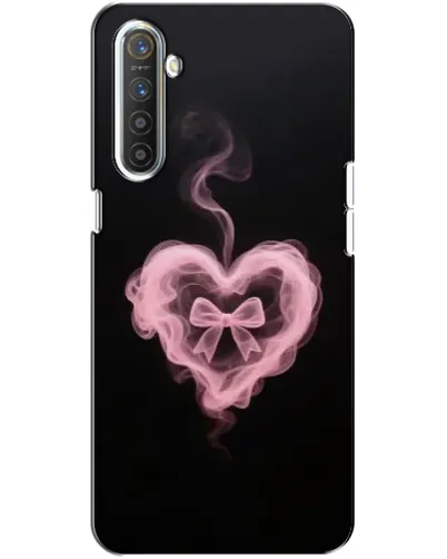 Чехол для Realme XT с картинкой «Дымчатое сердце»