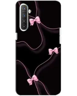 Чехол для Realme XT с картинкой «Розовые ленты»